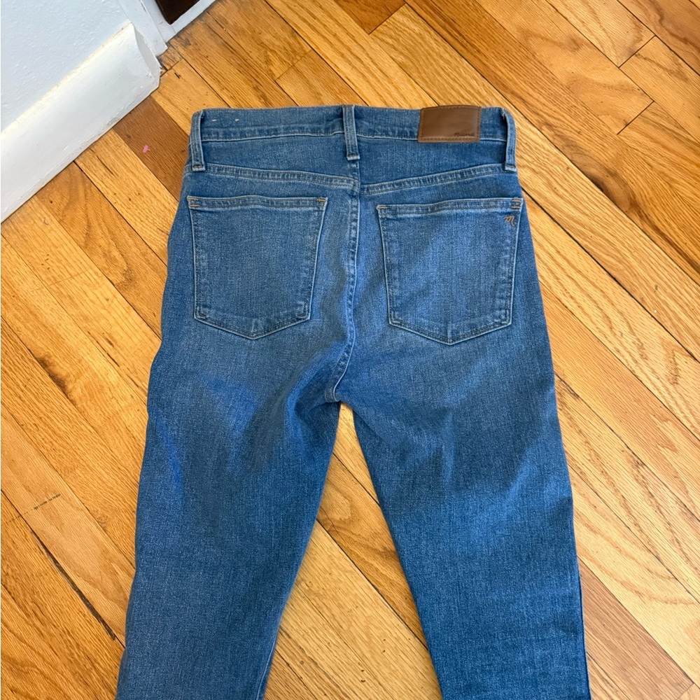 Madewell Women's 10" High-Rise Skinny Jeans in Blue - Picture 3 of 4